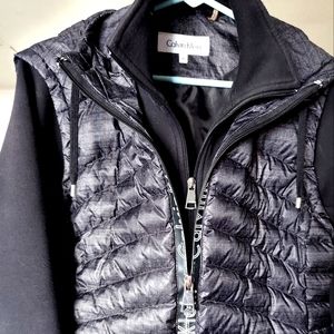 Calvin Klein hooded puffer jacket